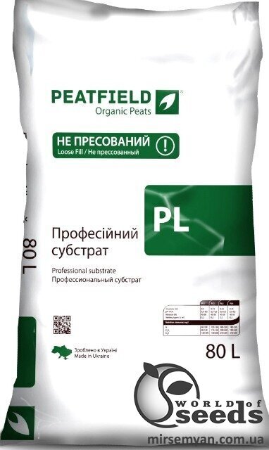 Субстрат торф'яний PL-3, 80 л PEATFIELD Субстрат торф'яний PL-3, 80 л PEATFIELD
