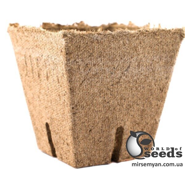 Торф'яні горщики Jiffy, 6*6 см (квадрат) Торф'яні горщики Jiffy, 6*6 см (квадрат)