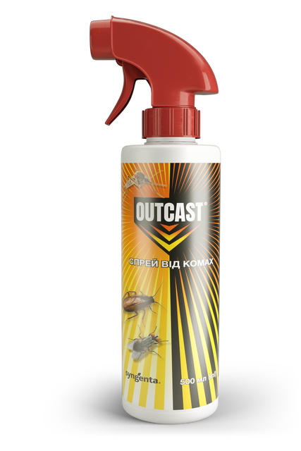 Спрей от насекомых Outcast 500мл Syngenta Спрей от насекомых Outcast 500мл Syngenta