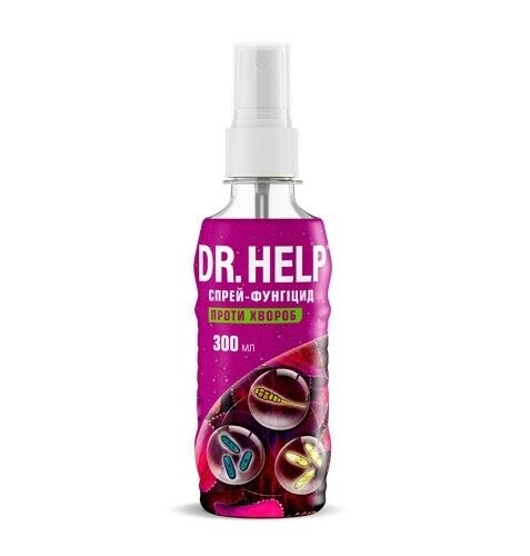 Фунгіцид Dr.Help проти хвороб для кімнатних рослин спрей 300 мл Фунгіцид Dr.Help проти хвороб для кімнатних рослин спрей 300 мл