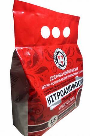 Мінеральне добриво  NРK 15:15:15+ 11% S (сірка)   1,5 кг Мінеральне добриво  NРK 15:15:15+ 11% S (сірка)   1,5 кг