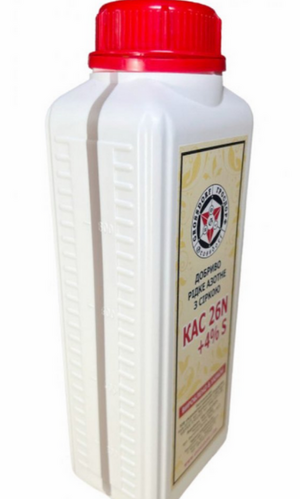 Минеральное удобрение КАС (N26+S4) + Zn, 1 литр Минеральное удобрение КАС (N26+S4) + Zn, 1 литр