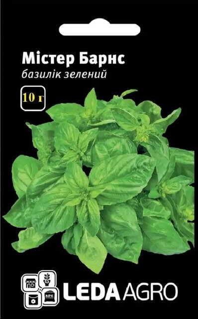 Базилик зеленый Мистер Барнс 10 г L Базилик зеленый Мистер Барнс 10 г L