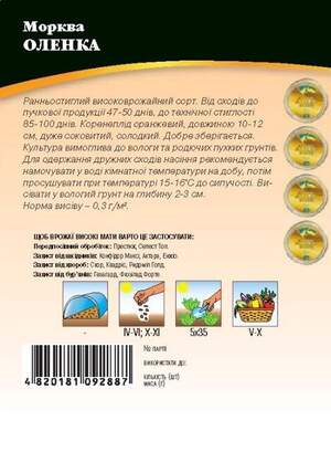 Морква Оленка 10 г. WoS Морква Оленка 10 г. WoS
