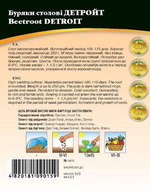 Свекла Детройт 10г WoS