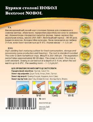 Свекла Нобол 10г WoS