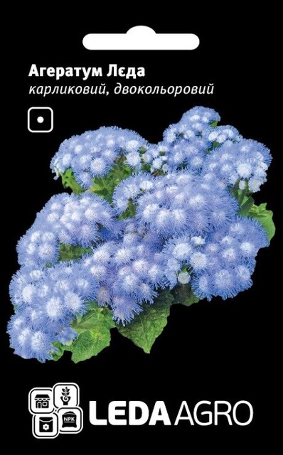 Агератум Леда, карликовый, двухцветный 0,2г. L Агератум Леда, карликовый, двухцветный 0,2г. L