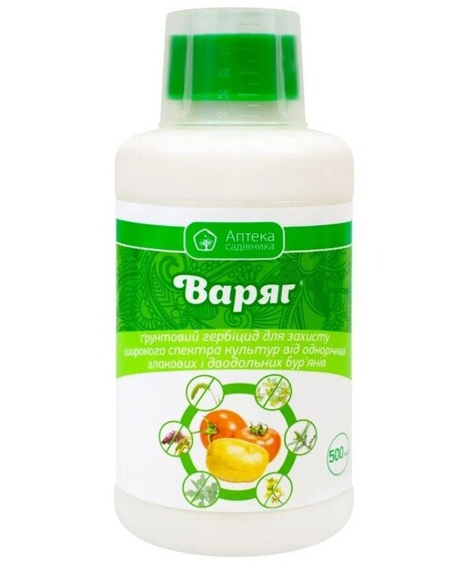 Грунтовый гербицид Варяг, 500мл, UKRAVIT Грунтовый гербицид Варяг, 500мл, UKRAVIT