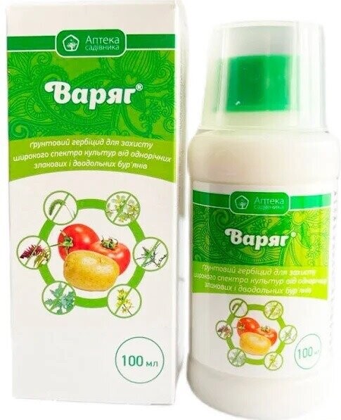 Грунтовый гербицид Варяг, 10мл, UKRAVIT Грунтовый гербицид Варяг, 10мл, UKRAVIT