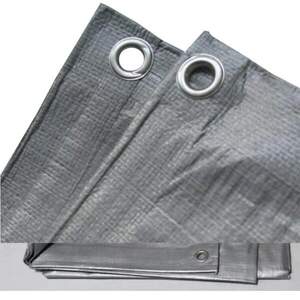 Тент поліпропіленовий 2*3м. від дощу та снігу, затіняючий 100г./м2 (сірий)