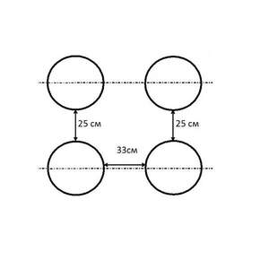 Агроволокно черно-белое 50 г/кв.м (1,07*5м) перф. 2 отверстия. AGREEN