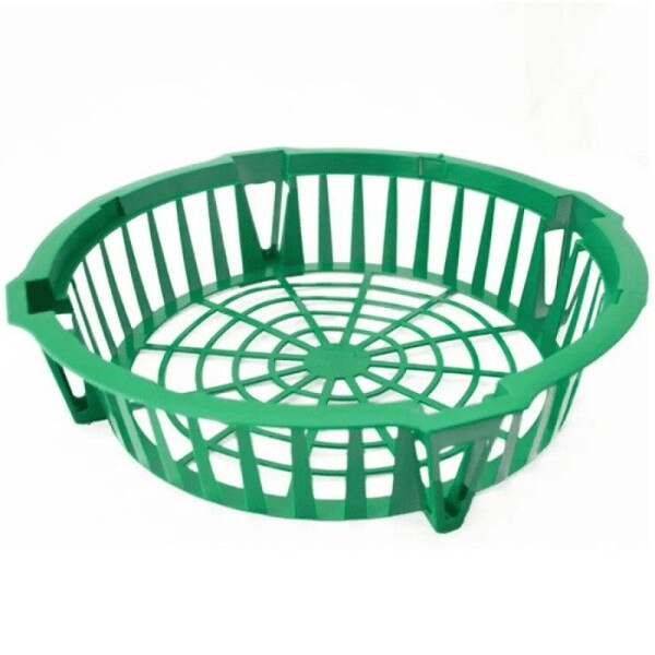 Корзина для цибулькових кругла 285*64мм (зелена) Корзина для цибулькових кругла 285*64мм (зелена)