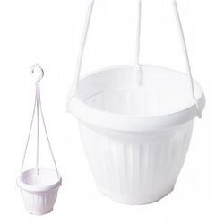 Вазон Бутон с подвесом D155 белый Вазон Бутон с подвесом D155 белый