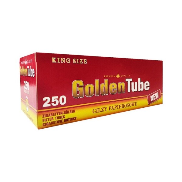 Гільзи для набивання цигарок GoldenTube 250 шт. Гільзи для набивання цигарок GoldenTube 250 шт.